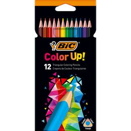 Bic Color Up Üçgen Kuru Boya Kalemi 12 Renk