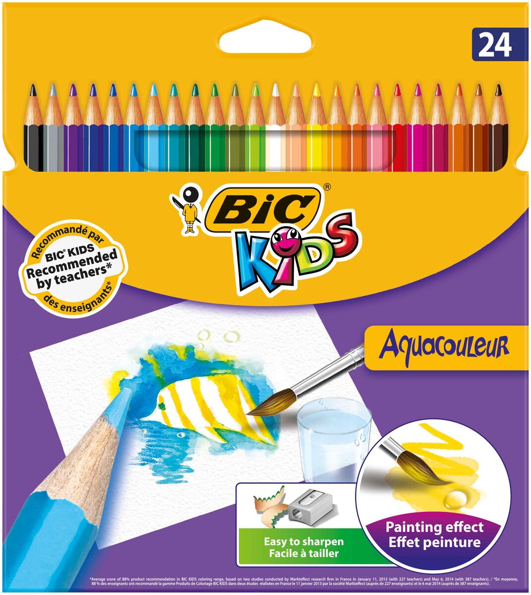 Bic Kids Aquacouleur Kuru Sulu Boya Kalemi 24 Renk
