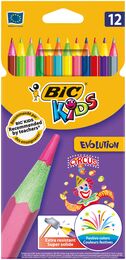 Bic Kids Evolution Circus Kuru Boya Kalemi 12 Renk