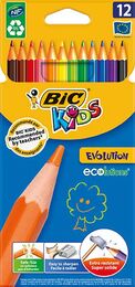 Bic Kids Evolution Kuru Boya Kalemi 12 Renk