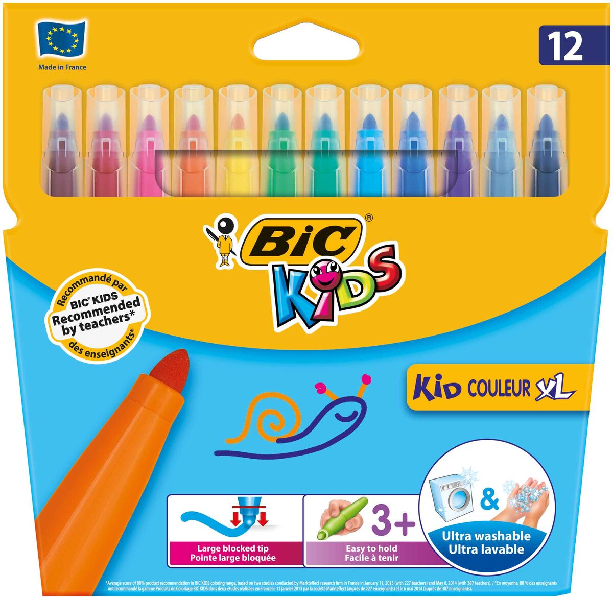 Bic Kids Kid Couleur Xl Keçeli Boya Kalemi 12 Renk