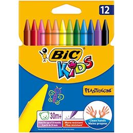 Bic Kids Plastidecor Silinebilir Mum Pastel Boya 12 Renk