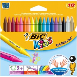 Bic Kids Plastidecor Silinebilir Mum Pastel Boya 18 Renk - 1