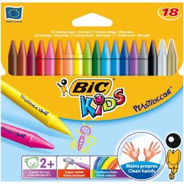 Bic Kids Plastidecor Silinebilir Mum Pastel Boya 18 Renk