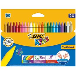 Bic Kids Plastidecor Silinebilir Mum Pastel Boya 24 Renk