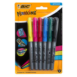 Bic Marking Color Permanent Marker 6 Renk Blister