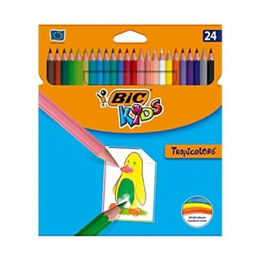 Bic Tropicolor Kuru Boya 24 Renk Karton Kutu (9375183)