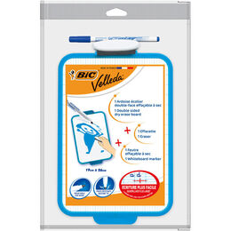 Bic Velleda 1218 Mini Beyaz Tahta + Kalem + Silgi