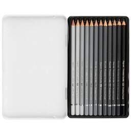 Bigpoint Dereceli Kalem Karakalem Eskiz Çizim Seti 12'li - 2