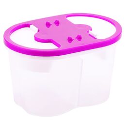 Bigpoint Fırça Yıkama Su Kabı 2 Bölmeli Pembe - 1