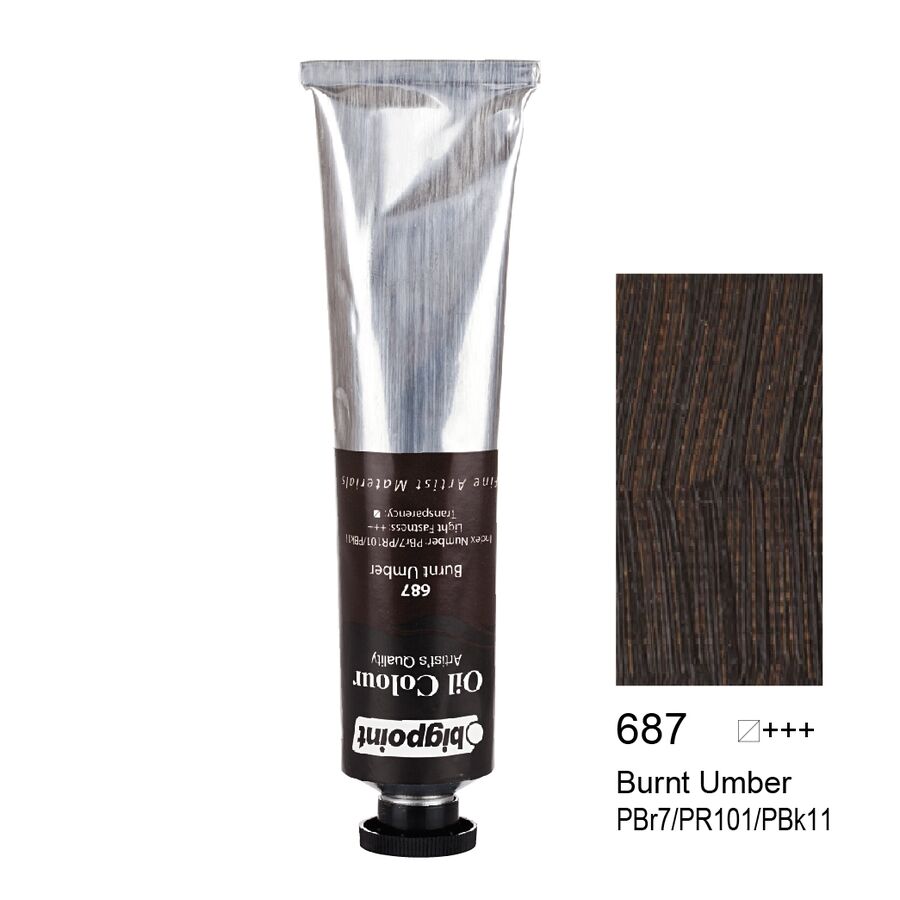 Bigpoint Yağlı Boya 200 Ml. 687 Burnt Umber