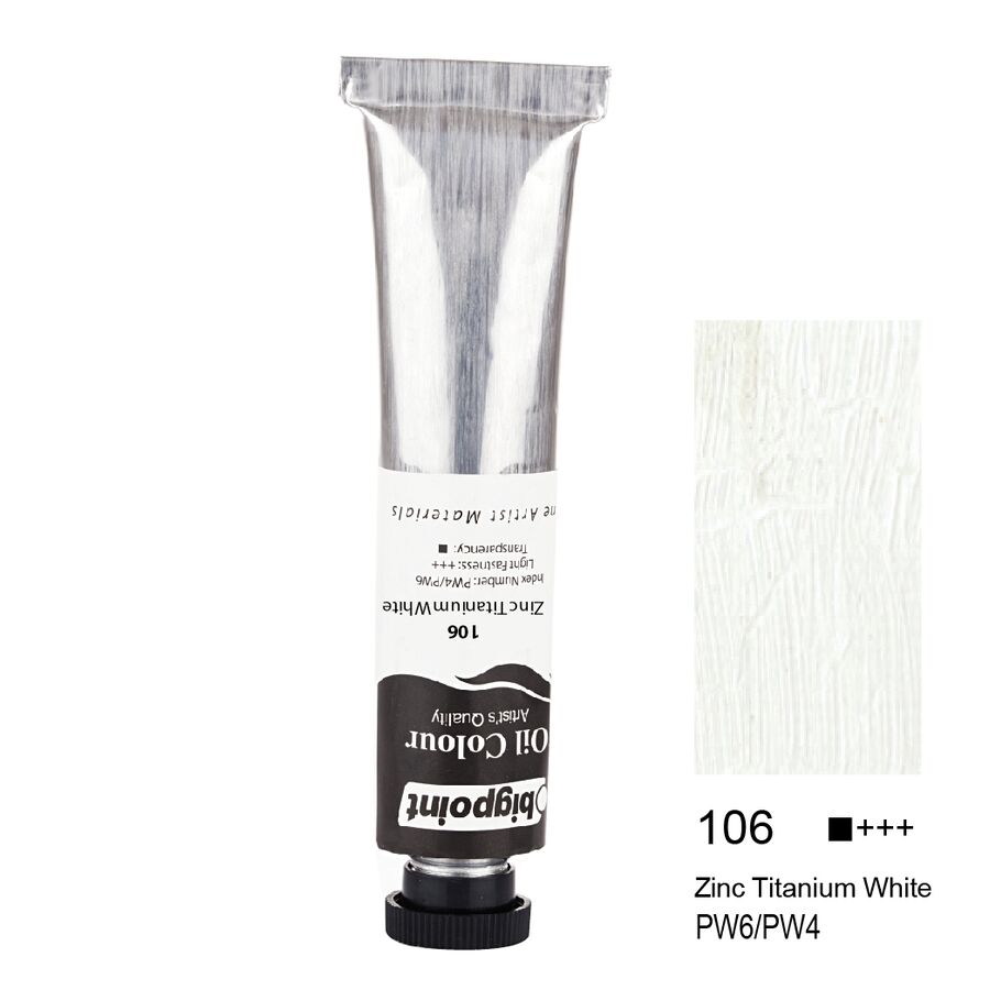 Bigpoint Yağlı Boya 45 Ml. 106 Zinc Titanium White