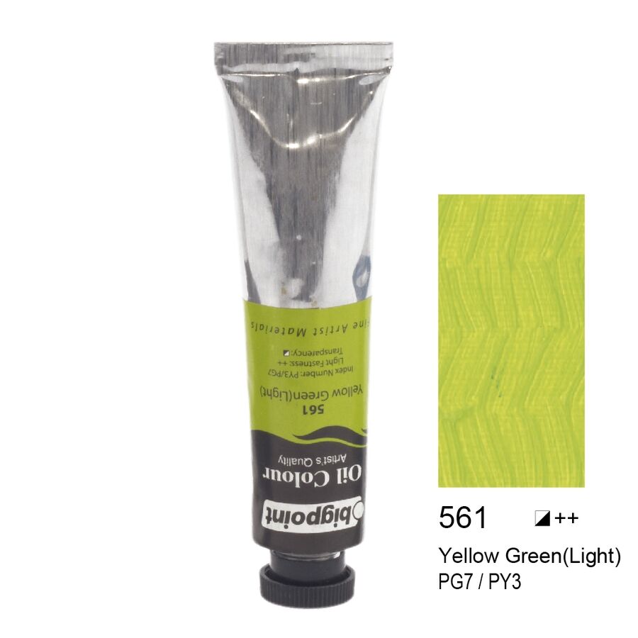 Bigpoint Yağlı Boya 45 Ml. 561 Yellow Green Light