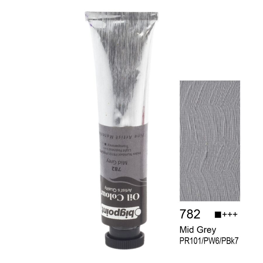 Bigpoint Yağlı Boya 45 Ml. 782 Mid Grey