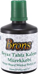 Brons Beyaz Tahta Kalemi Mürekkebi 100 cc. Yeşil - 1