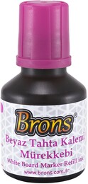 Brons Beyaz Tahta Kalemi Mürekkebi 30 cc. Pembe - 1