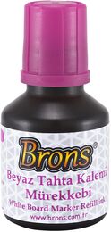 Brons Beyaz Tahta Kalemi Mürekkebi 30 cc. Pembe - 1
