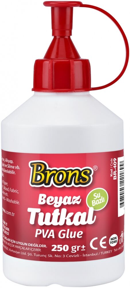 Brons Genel Amaçlı Beyaz Tutkal 250 Gr.