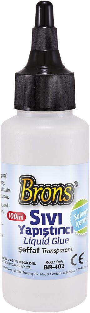 Brons Şeffaf Sıvı Yapıştırıcı 100 Ml.