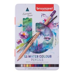 Bruynzeel Expression Aquarelle Sulu Boya Kalemi Seti 12 Renk