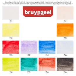 Bruynzeel Expression Aquarelle Sulu Boya Kalemi Seti 12 Renk - Thumbnail