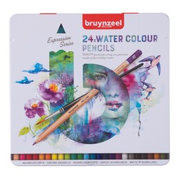 Bruynzeel Expression Aquarelle Sulu Boya Kalemi Seti 24 Renk - 1