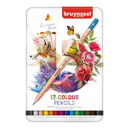Bruynzeel Expression Colour Kuru Boya Kalemi Seti 12 Renk - Thumbnail