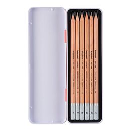 Bruynzeel Expression Graphite Dereceli Kalem Karakalem Eskiz Çizim Seti 6'lı Metal Kutu - 2