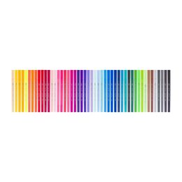 Bruynzeel Fineliner / Brush Pen Çift Taraflı Fırça Uçlu Kalem Seti 48 Renk