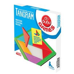 Bu-Bu Games Renkli Tangram 17x17 Cm. (BUBU-GM0015)