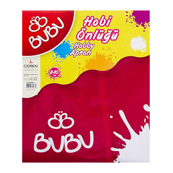 Bu-bu Hobi Boyama Önlüğü 8-10 Yaş (bubu-00007)