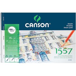 Canson 1557 Dessin Resim ve Eskiz Çizim Defteri 180 gr. 25x35 cm. 15 Sayfa