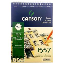 Canson 1557 Dessin Resim ve Eskiz Çizim Defteri 180 gr. A5 20 Sayfa