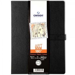 Canson Art Book 180° Açılabilen Eskiz Çizim Defteri 96 gr. 21x29.7 cm. 80 Sayfa