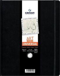 Canson Art Book Universal Sert Kapak Lastikli Eskiz Çizim Defteri 96 gr. 27.9x35.6 cm. 112 Sayfa - 1
