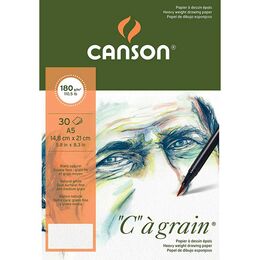 Canson Ca Grain İnce Dokulu Eskiz Çizim Defteri 180 gr. A5 30 Sayfa