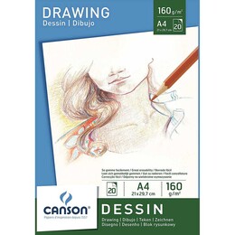 Canson Dessin - Drawing Eskiz Çizim Defteri 160 gr. A4 20 yp. - 1