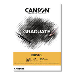 Canson Graduate Bristol Defteri Blok 180 gr. A4 20 Sayfa
