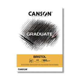 Canson Graduate Bristol Defteri Blok 180 gr. A5 20 Sayfa