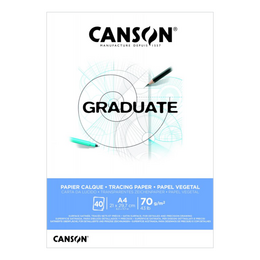 Canson Graduate Tracing Paper Aydınger Eskiz Defteri Blok 70 gr. A4 40 yaprak