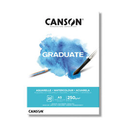 Canson Graduate Watercolour Sulu Boya Defteri Blok 250 gr. A5 20 yaprak