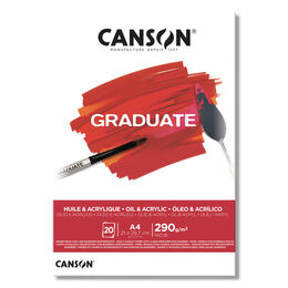Canson Graduate Yağlı Boya ve Akrilik Boya Defteri Blok 290 gr. A4 20 yaprak