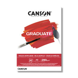 Canson Graduate Yağlı Boya ve Akrilik Boya Defteri Blok 290 gr. A5 20 yaprak