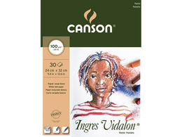 Canson Ingres Vidalon Pastel Boya Defteri Blok 100 gr. 24x32 cm. 30 yaprak