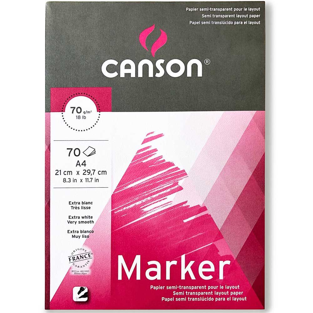 Canson Marker Defteri Pad Layout Blok A4 70 Gr. 70 Sayfa