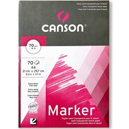 Canson Marker Defteri Pad Layout Blok A4 70 gr. 70 Sayfa