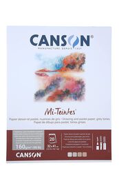 Canson Mi-Teintes Pastel Boya Defteri Blok 160 gr. 32x41 cm. 30 yaprak GREY TONES