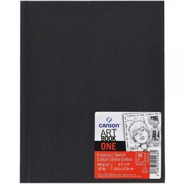 Canson One Art Book Sert Kapak Eskiz Çizim Defteri 100 gr. 21.6x27.9 cm. 98 Sayfa