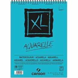 Canson XL Aquarelle Spiralli Sulu Boya Defteri Blok 300 gr. A3 30 Sayfa - 1