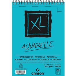 Canson XL Aquarelle Spiralli Sulu Boya Defteri Blok 300 gr. A5 20 Sayfa